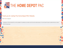 Tablet Screenshot of homedepot.epacweb.com